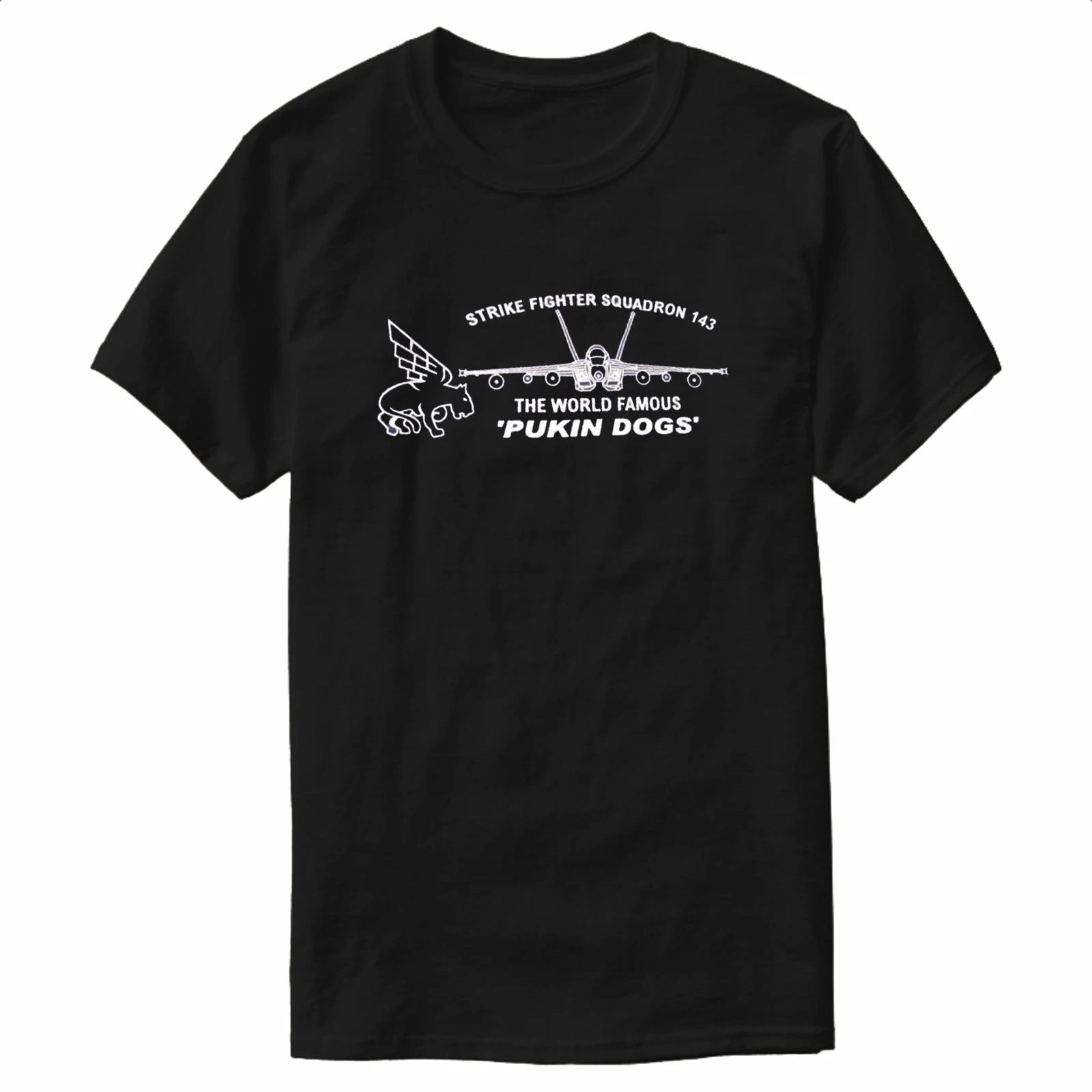 VFA-143 Pukin Dogs Strike Fighter Squadron T-Shirt New 100% Cotton O-Neck Summer Short Sleeve Casual Mens T-shirt Size S-3XL