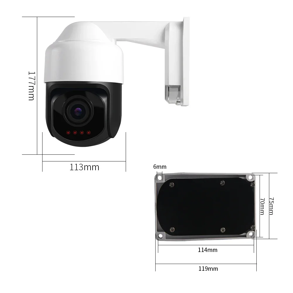

Оптовая продажа: Уличная IP-камера PTZ H.265X 2.0 МП с записью 1080P и интеллектуальной системой охранной сигнализации