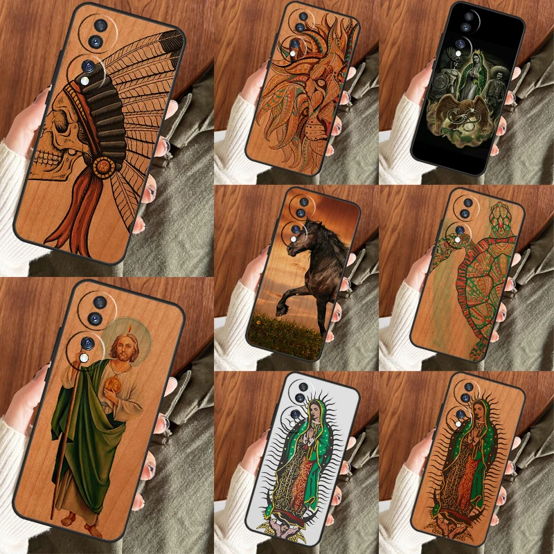 San Judas Colored Design Case For Huawei P40 P20 P30 Lite Nova 9 5T P Smart Honor X9a X7 X8 50 70 Magic5 Pro Cover