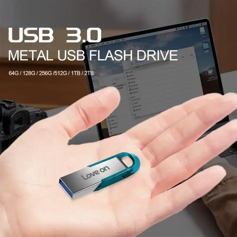 Pendrive 2TB U Drive USB 3.0 1TB 512GB Type-C High Speed Pen Drive Metal Waterproof USB Flash Drives Storage Memoria USB Stick