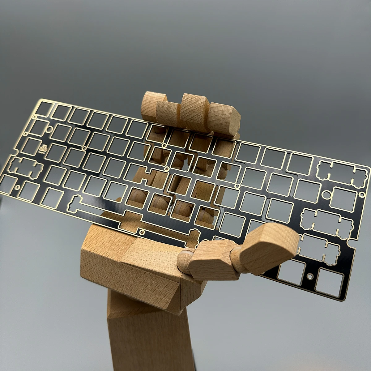 

Wooting 60HE Keyboard Positioning Plate PORON Sound Pack POM Carbon Fiber PC Glass Fiber FR4 Immersion Gold Positioner Plate