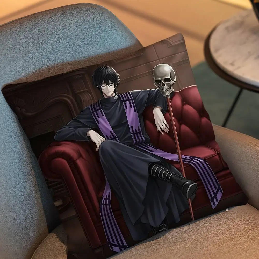 Demon God Beelzebub Record of Ragnarok Pillow Case Office Cushions Suitable For Sofa Car Bedroom Decorative Cushion Cover