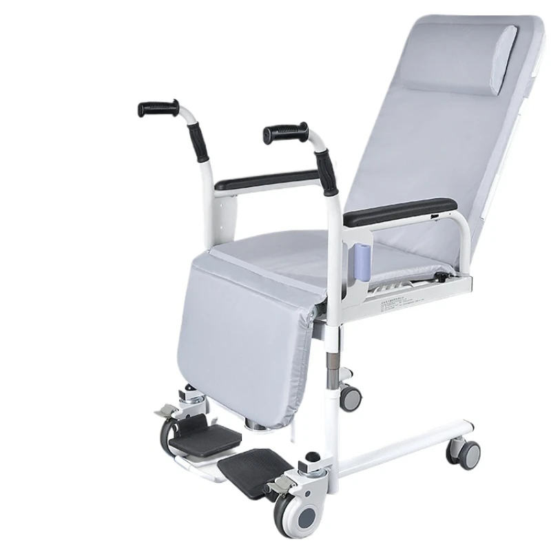 paralysis Disability Patient Transfer Chair Lifting Nursing Shift portable Folding Rollator rolling chair can sit and down