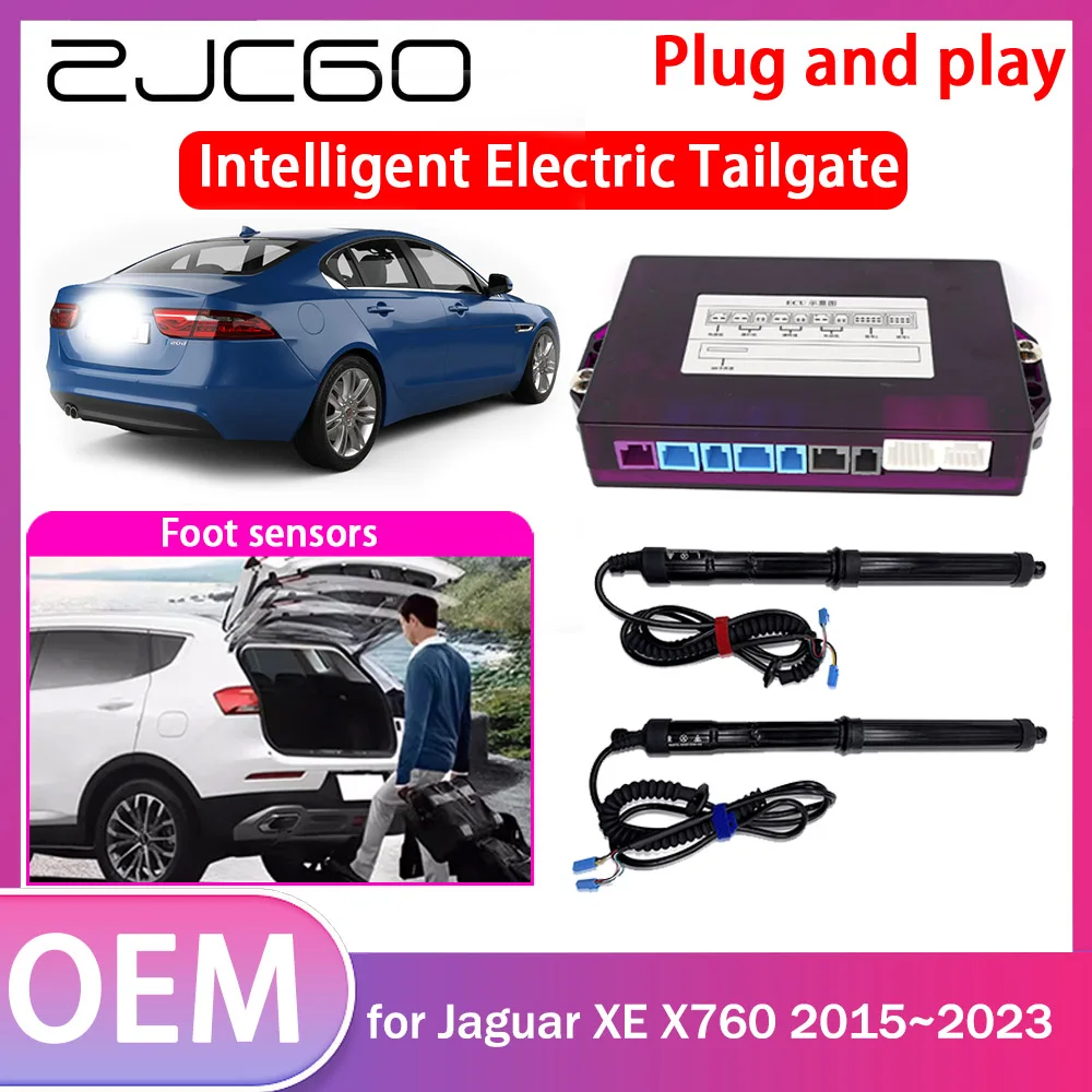 

ZJCGO Electric Tailgate Lift Drive Trunk Opening Tail Gate Lift Soft Close Car Door for Jaguar XE X760 2015~2023