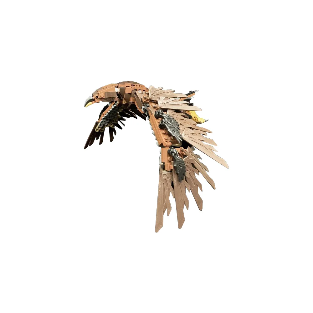 MOC Eagle of Middle Earth Model Building Blocks Rings Movie Elf Orc Gwaihir Eagle Bird Animal Bricks Idea Toy Adult Gift