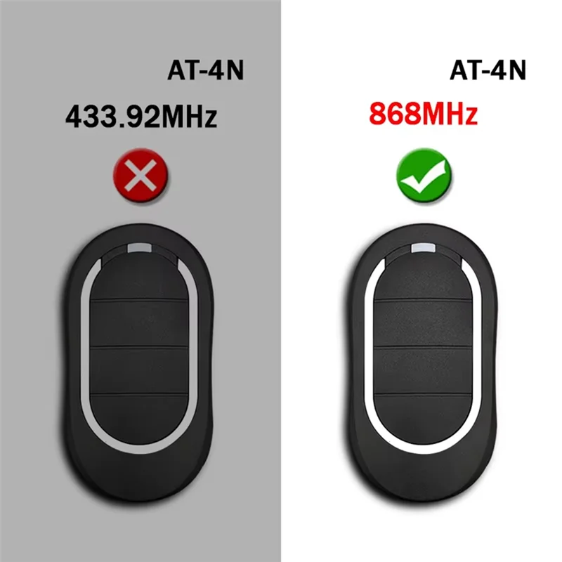 ABMF-AT-4N Garage Door Remote Control AT-4N 868Mhz Garage Door 868.35Mhz Rolling Code Remote Control Garage Door Opener Command
