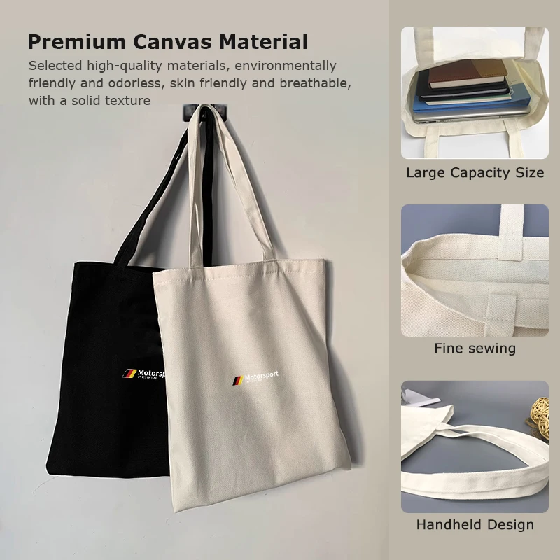 Portable Auto Canvas Crossbody Bag Car Logo Travel Shoulder Pouch For BMW E30 E34 E36 E39 E46 E52 E53 E60 E61 E62 E70 E71 E83 view 2
