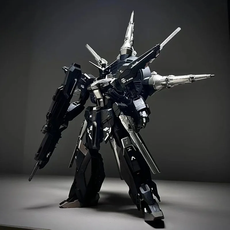 

In Stock MG 1/100 Black Electroplated Providence Mobile Suit Plated Version Collectible Assembly Model Kit Action Figures Toys
