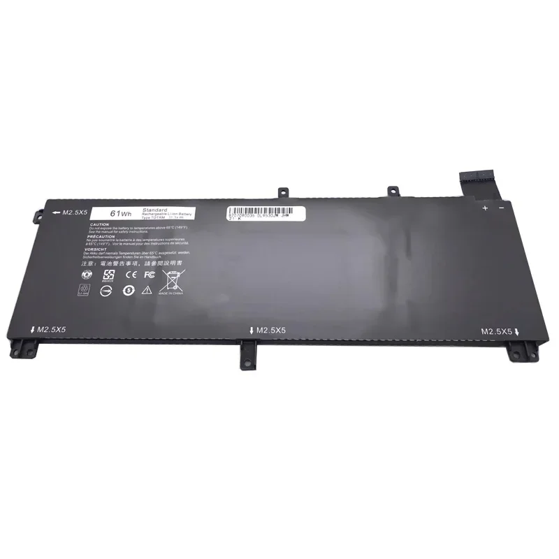 2024 New TOTRM  T0TRM  Battery For  XPS 15 9530 Precision M3800 With 2.5