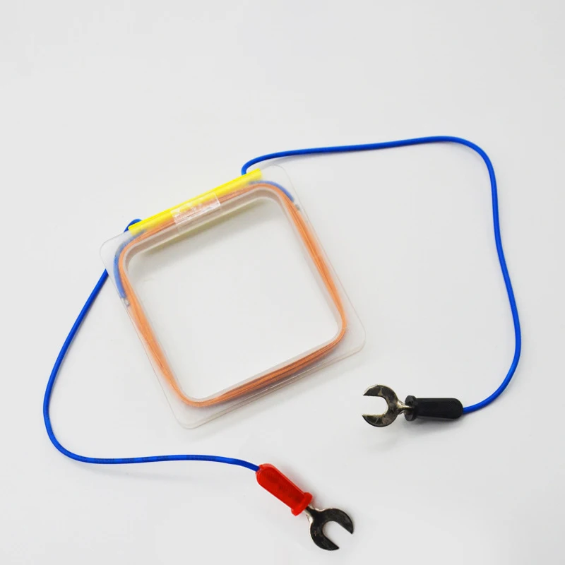 

Physical Experiment Equipment Square Tool Square Magnets Electromagnetic Induction Square Coil Learning Circuit Kit