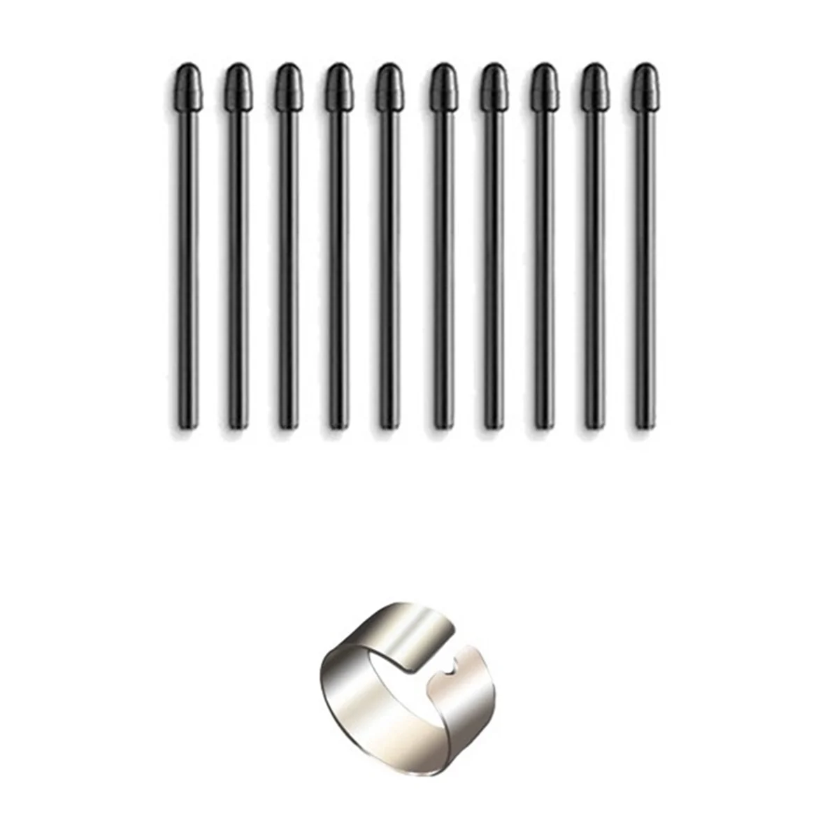 A40I 10Pcs/Lot Standard Pen Nibs Replacement for PTH-460,PTH-660,PTH-860,DTH-1320,DTH-1620 Pens with Removal Tool