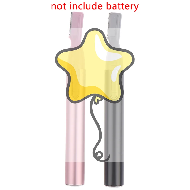 العملي الكهربائية الوجه مقص الحواجب الشعر المتقلب البسيطة المحمولة النساء الجسم ماكينة حلاقة مزيل شفرة الحلاقة لنزع الشعر #1