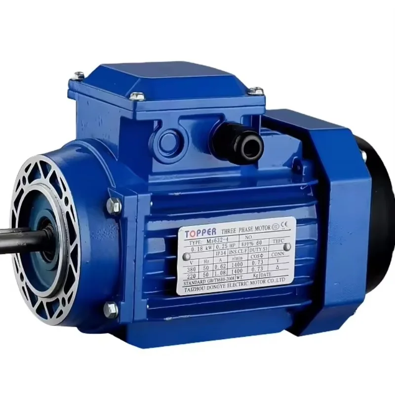 Factory Price Aluminum Shell Three-Phase Asynchronous Motor Square AC Electric Motor for Food Processing Machinery