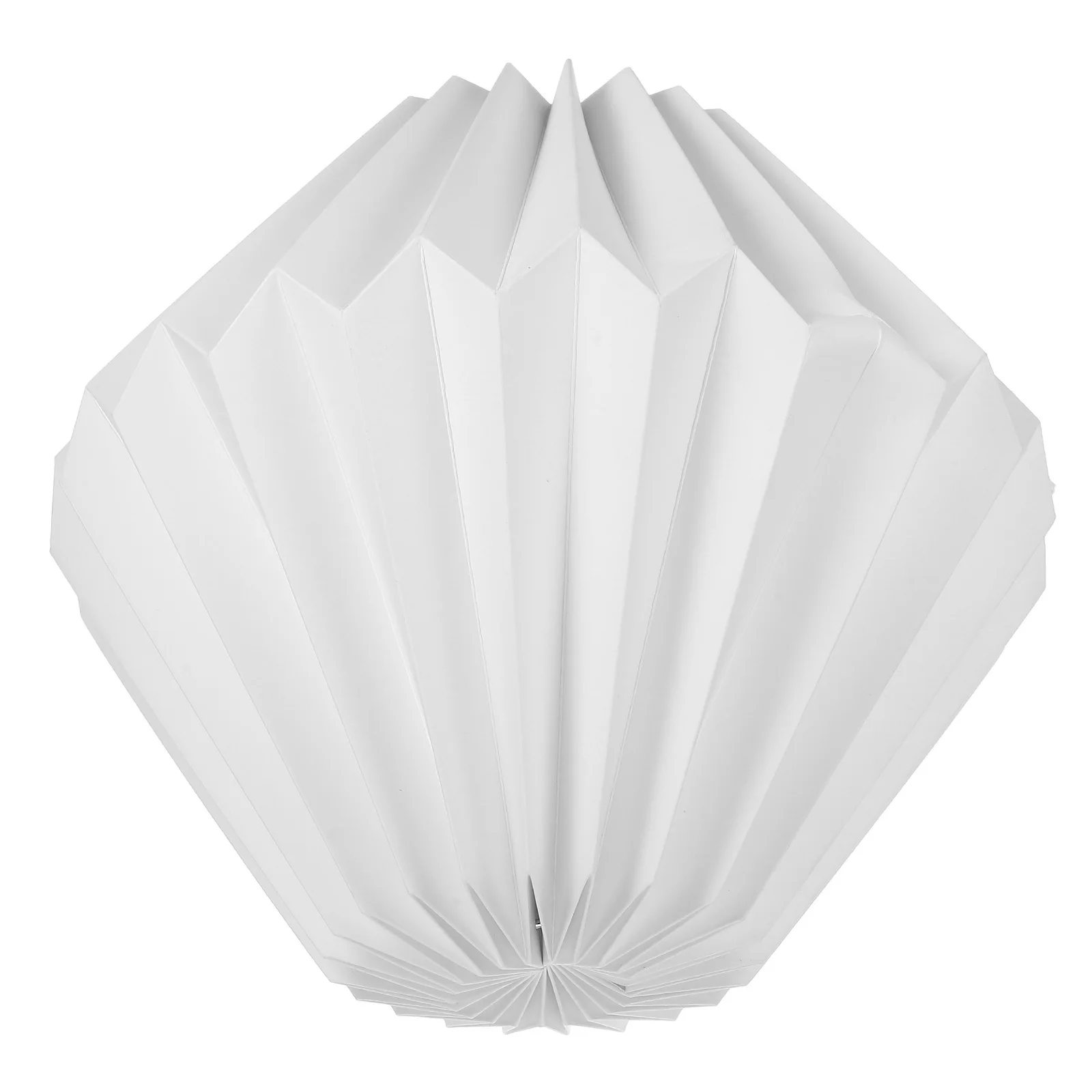 

Hanging Origami Lamp Shade Foldable Paper Lantern Light Cover for Living Room Dining Room Bar Cafe Bedroom Home Decor White