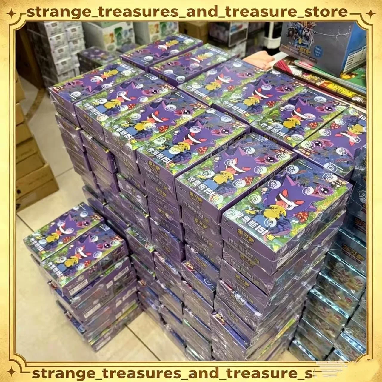 

PokéMon Ptcg Collectible Game Cards Simplified Chinese Zhu Zi 151 Series Gengar Ponyta Trading Cards Collection Hobby Fat Box