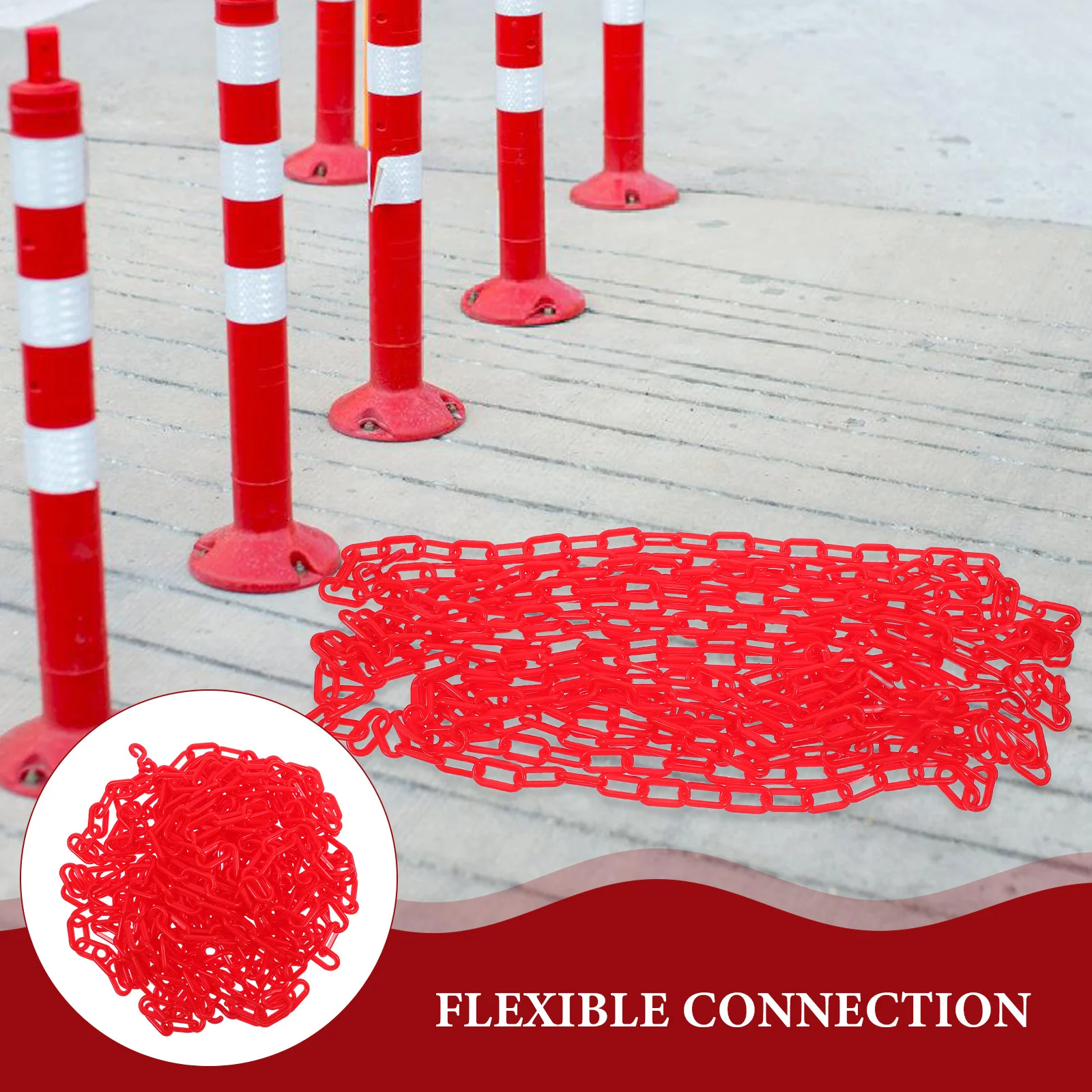 Рисунок 4 - Красная пластиковая защитная цепь