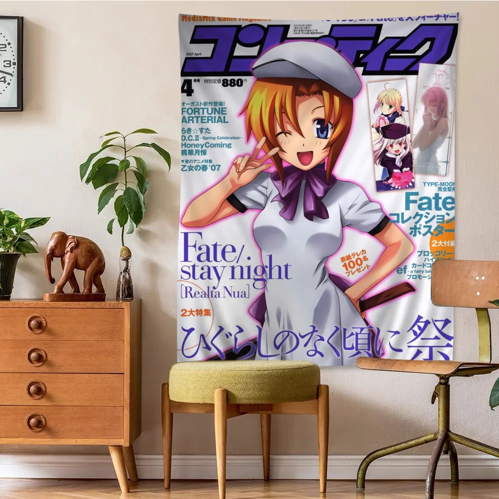 Higurashi when they cry Classic Movie Hanging Bohemian Tapestry Bohemian Wall Tapestries Mandala Kawaii Room Decor