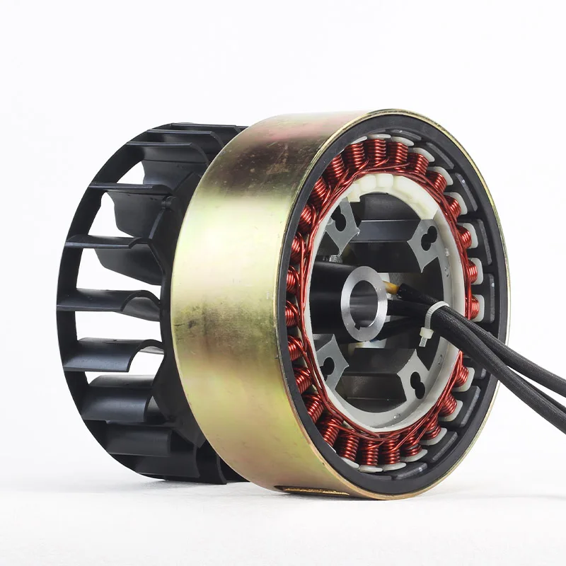 Range extender generator rotor coil magnetic cylinder stator accessories universal pure copper 60V48V72V3500W