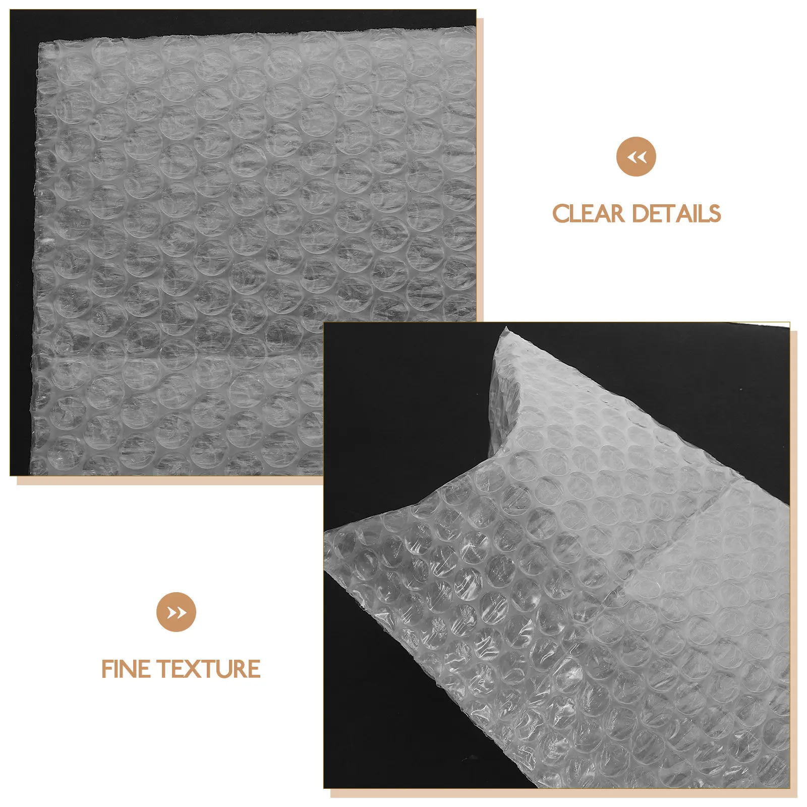 100Pcs Clear Bubble Pouch Plastic Protective Packaging for Ecommerce Small Business Moving Storage Shockproof Packing Bag