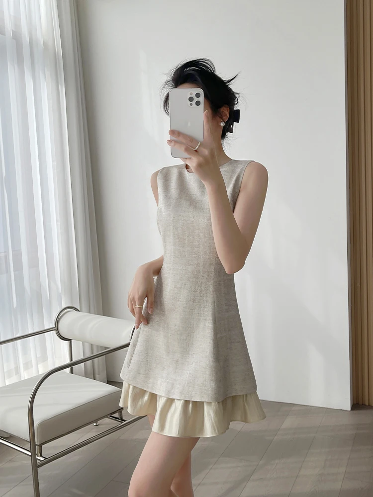 

Платье Yahti короткое, А-силуэт, с цветочным декором, для работы, свиданий, путешествий, повседневное, летнее, простое, женское, стройнящее, универсальное