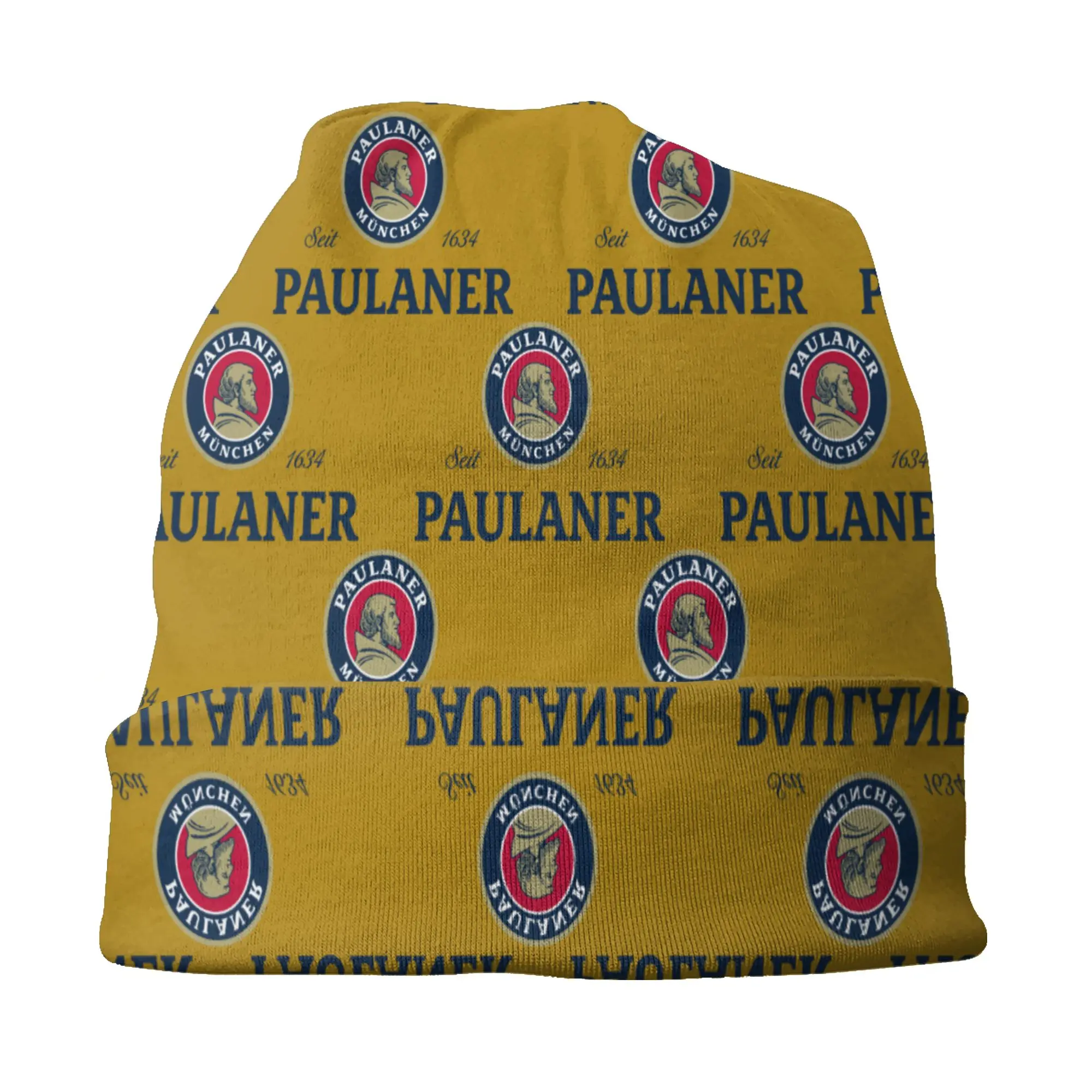 P-paulaners Spezi Love Bonnet Hats  Fashion Knitted Hat For Women Men Warm Winter Drink Lover Skullies Beanies Caps