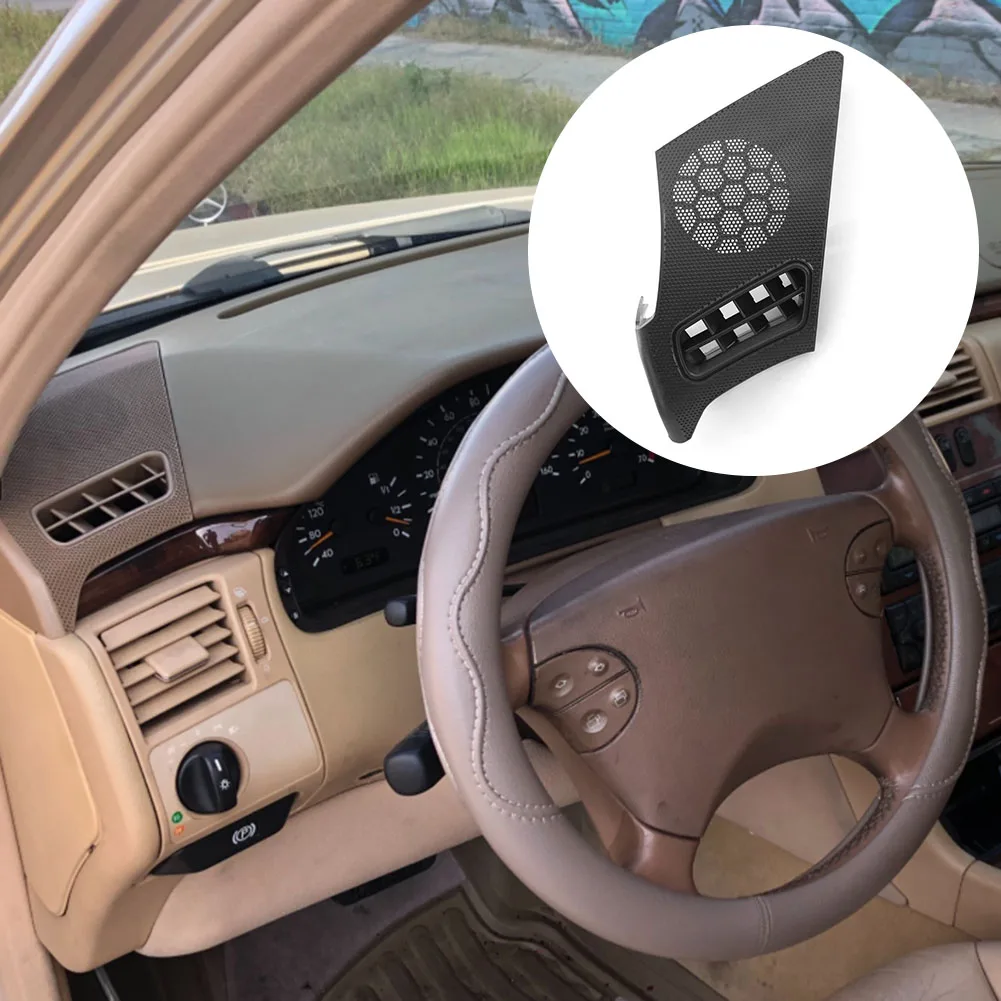 

Car Dashboard Air-Vent Speaker Grill Cover Left/Right Car Dashboard Side Speaker Cover for Mercedes Benz E-Class W210 1996-2002