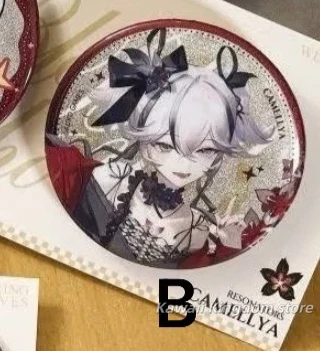 Новая аниме-игра Wuthering Waves Camellya, милая мини-косплей, акриловая настольная подставка, фигурка, значок на булавке, Itabag, пуговица, брошь, коллекция