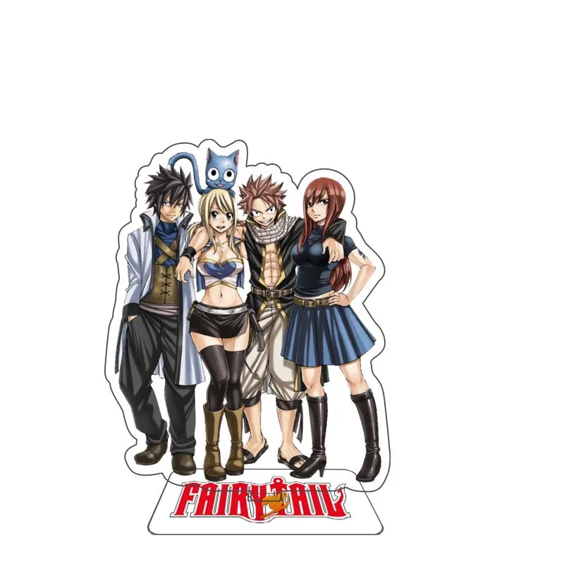 NEW Anime FAIRY TAIL 15CM 100 YEARS QUEST Acrylic Stand Action Figure Natsu Toy PVC Fairy Tail Desktop Standing Sign Gift
