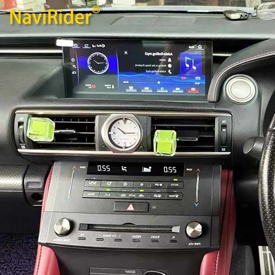 10.25Inch Android 13 CarPlay Autoradio For Lexus RC IS 200 250 300 350 200t 300h 2017 RHD Multimedia Player Stereo GPS Car Radio