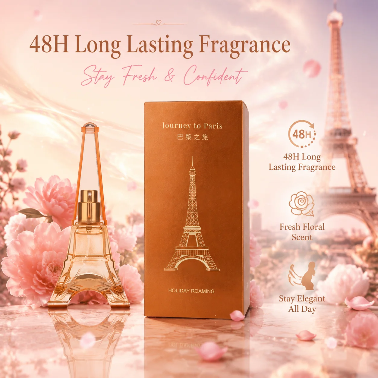 Women's Perfume Long Lasting F - Perfume Fresh Fragrance recension och pris