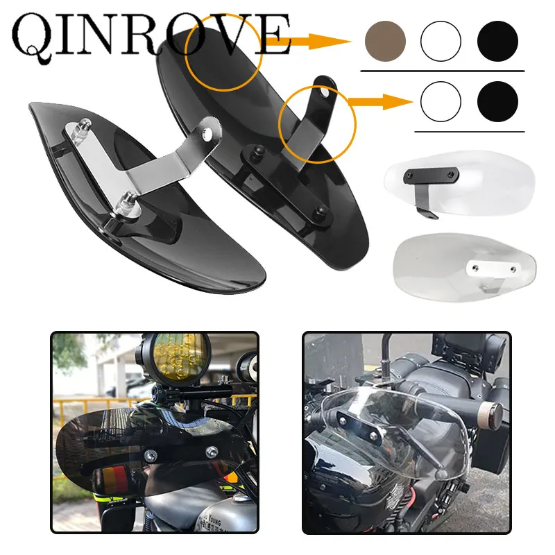 

Universal Motorcycle Hand Guard ABS Wind Deflector Shield Protector Shield Falling Protection for Honda Yamaha Suzuki Harely