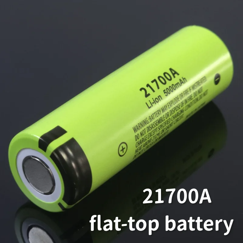 Nowa bateria litowo-jonowa 21700A 5000mAh 3.7V z możliwością ładowania, model 2026, niezawodna do monitorów i kamer. — zdjęcie produktu 6