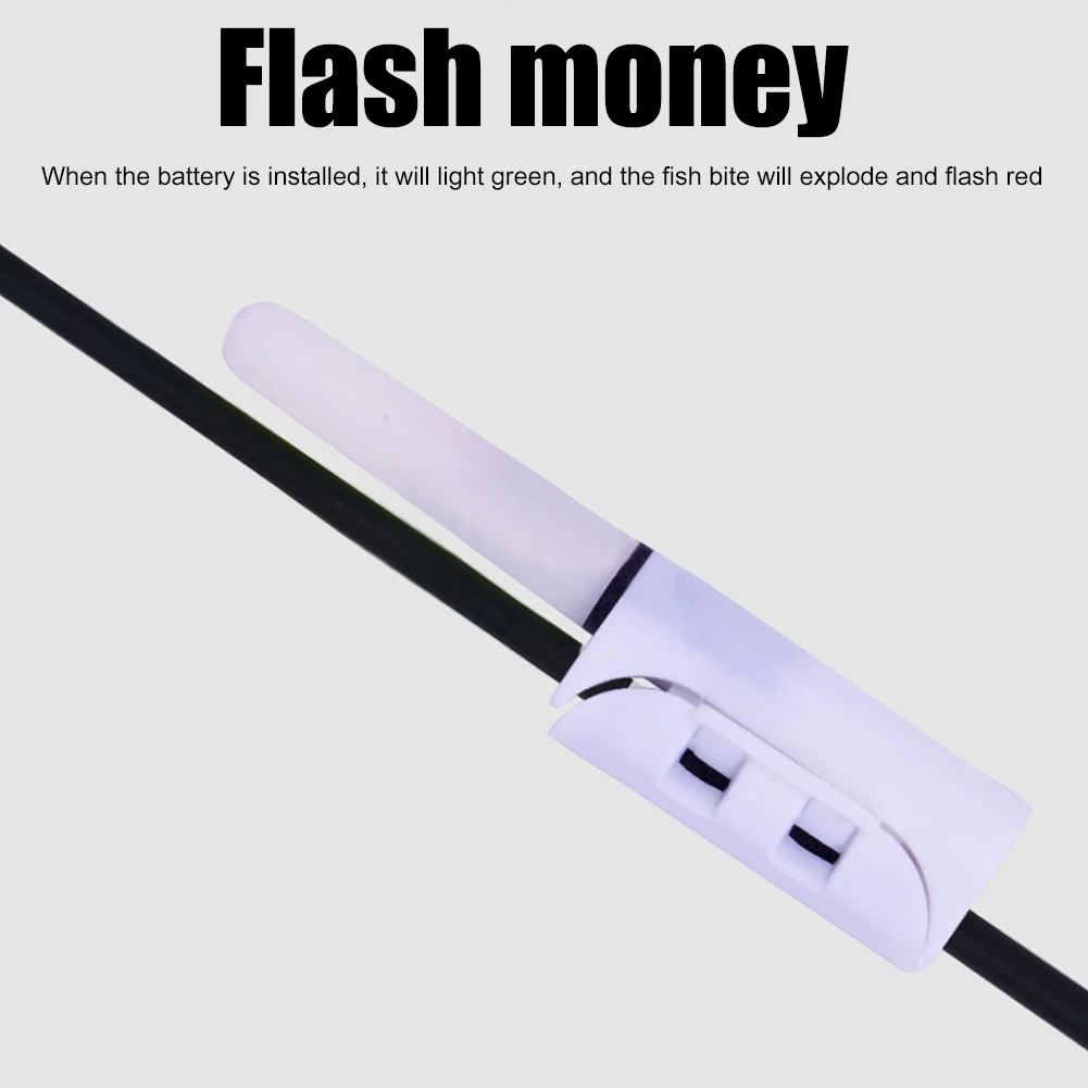 المحمولة مضيئة عصا ضوء لدغة إنذار مؤشر البلاستيك الإلكترونية القطب مصباح قضيب الإضاءة عصا ليلة الصيد الملحقات