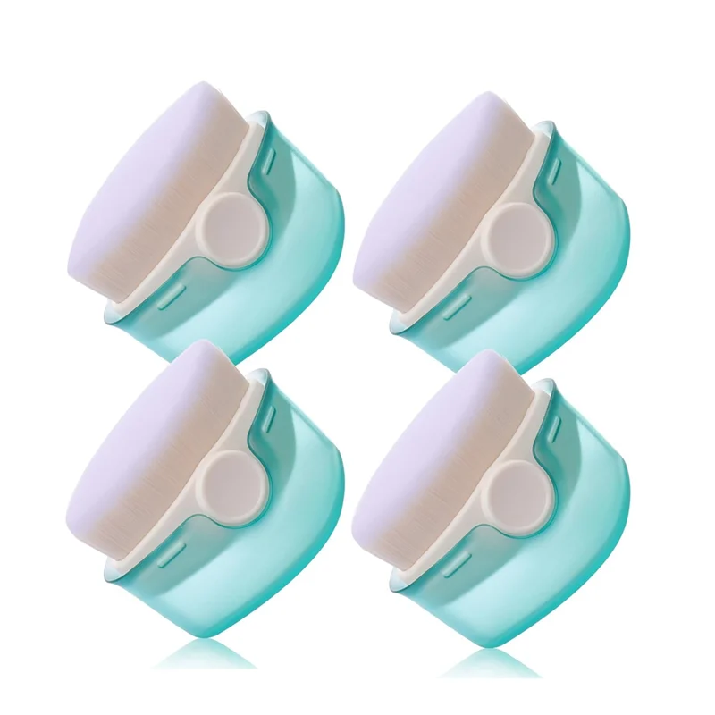 Sunscreen Applicator For Kids,4 Pack Sunblock Buddy Brush With Protective Caps,Sun Lotion Applicator