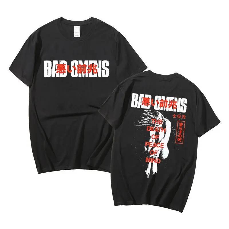 Bad Omens Band Tour 2023 American Music T-shirt A Tour of The Concrete Jungle Tour Tshirt Men Women Casual Oversized Cotton Tees