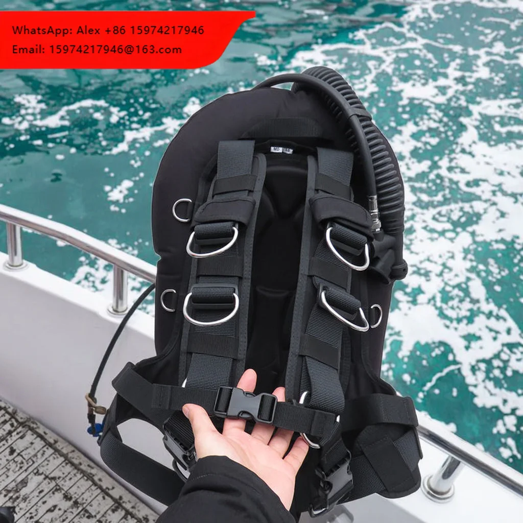 High Quality Genesis BC Scuba BCD Diving Equipment Stylish Nylon And Stainless Steel Custom Logo