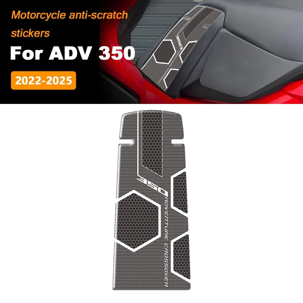 

Anti Scratch Motorcycle Tank Pad Protective Kit Non-slip Stickers 3D Epoxy Resin For Honda ADV350 ADV 350 2022-2025 Accessories