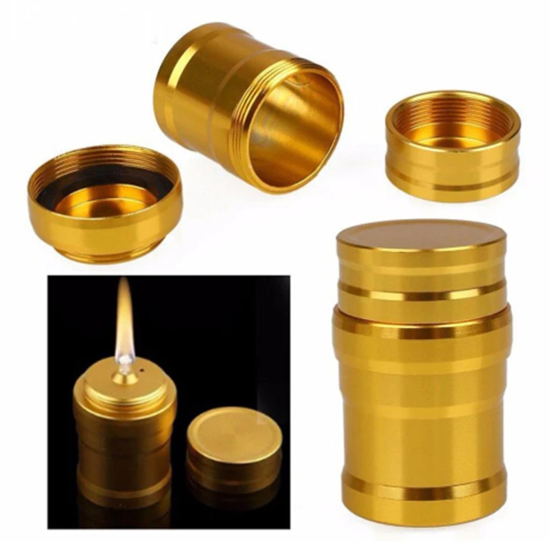 Portable Metal Mini Alcohol Lamp, Outdoor Camping Heating Stove Laboratory Chemical Experiment Heating Tool