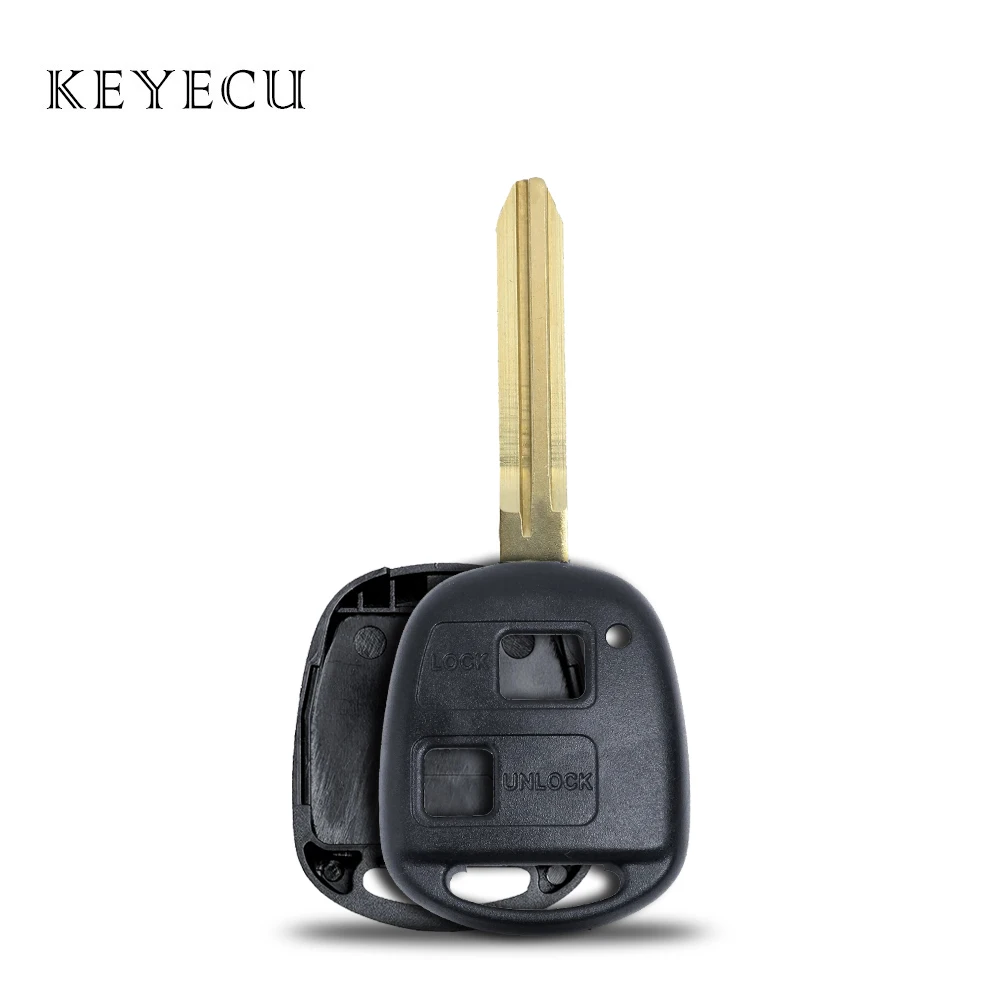 

Remote Key Shell Case Cover Housing TOY43 for Toyota Camry Corolla Rav4 Prado Avensis Echo Avalon Kluger HYQ12BBT HYQ1512Y