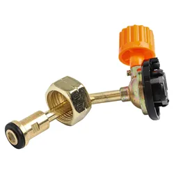 1PC Camping Gas Butane Cylinder Tank Charging Valve Refill Direct Connector Adapter Hot Sale For Outdoor Picnic Gas Filling Adap