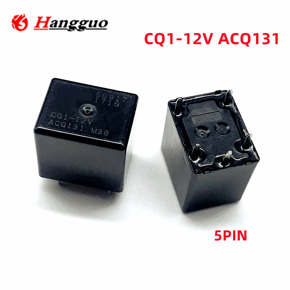 2pcs/Lot Original  CQ1-12V ACQ131 CQ1-12VDC CQ1-DC12V 5PINS 20A 12V Automotive Relay