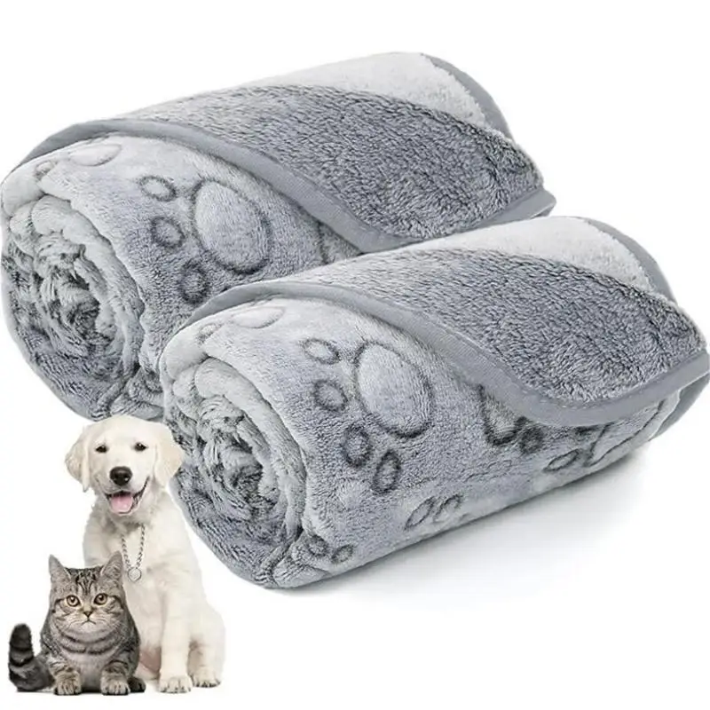 Manta fofa macia para animais de estimação, Quente e confortável, Tapete bonito dos desenhos animados, Pet Bed, Adequado para gatos e cães