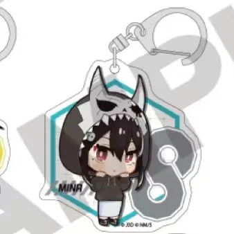 Anime Kafka Hibino Soshiro Hoshina Kikoru Shinomiya Ichikawa Ashiro Keychain Doll Game Acrylic Keyring Pendant for Gift