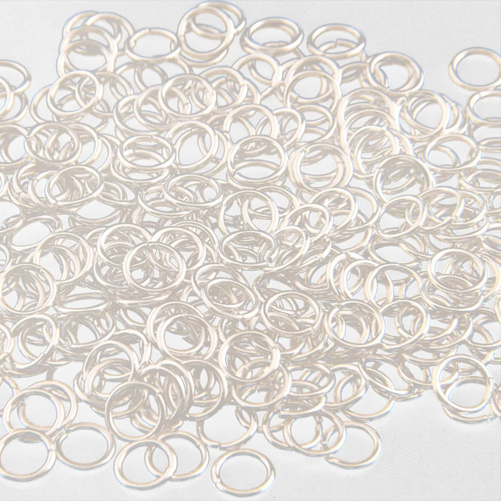 180Pcs Silver Metal 12mm Round Open Rings Alloy Non-Welded for Jewelry Making Belts Luggage Bags Ring Ring Lobster Clasps