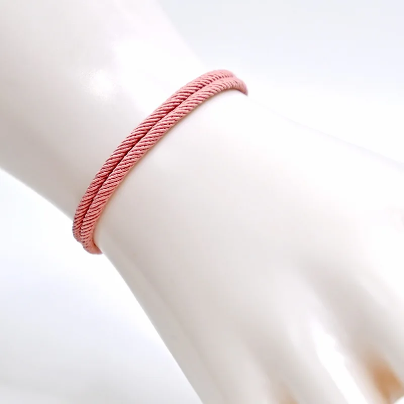 Bransoletki z rzemykami Milan dla kobiet mężczyźni ręcznie tkane regulowana lina bransoletki para Braclet DIY prezent akcesoria biżuteryjne na