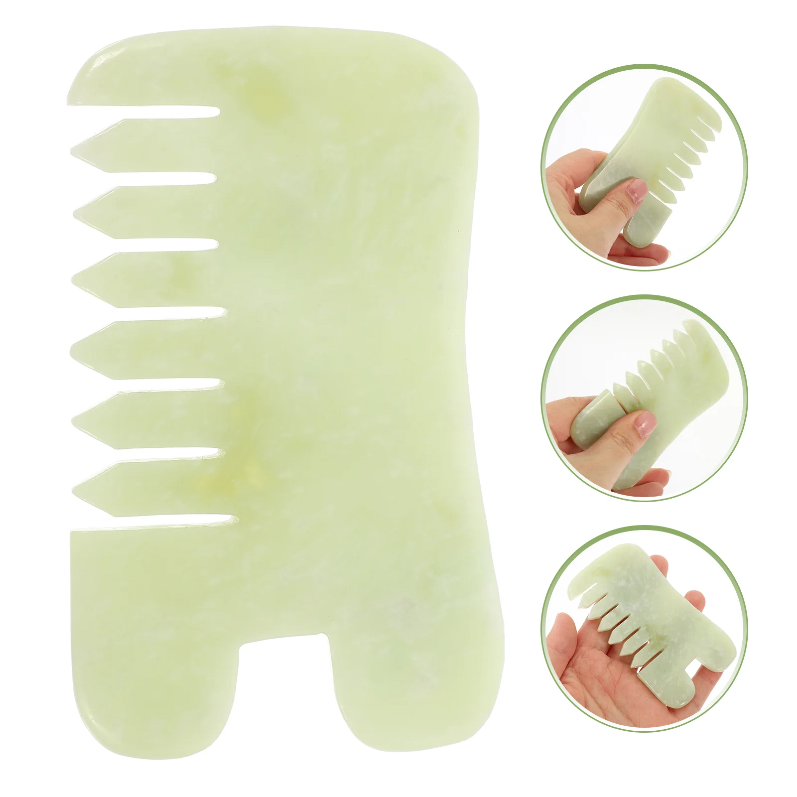 

Scraping Massage Board Tools Body Massager Facial Beauty Face Green Gua Sha Scalp