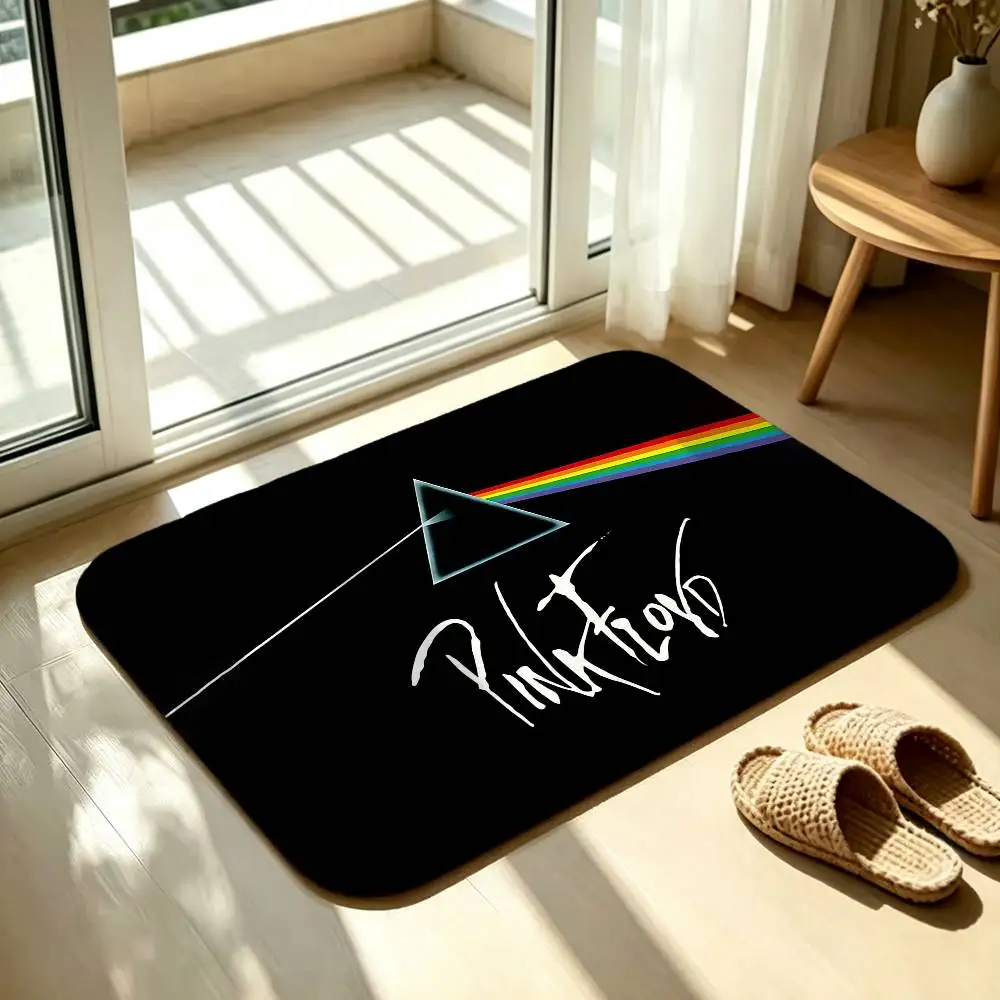 ANIME P-Pink F-Floyd Floor Mat Soft Non Slip for Entry Door Bathroom Indoor Home Decorative Carpet