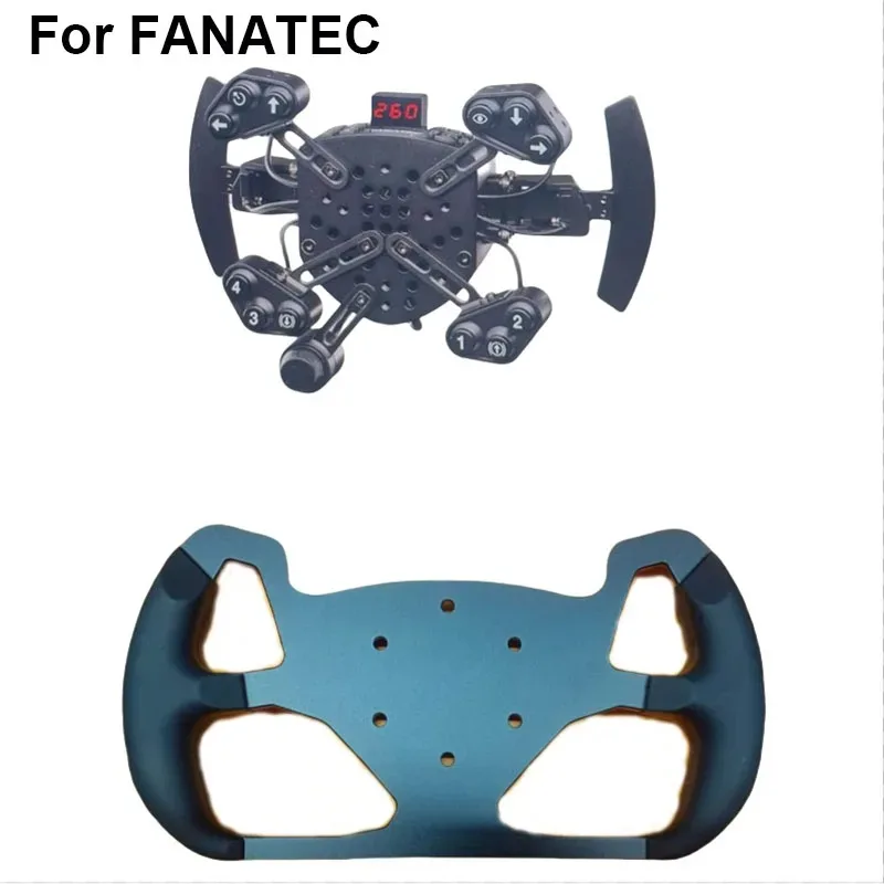Racing Simulation Equation Simulator Universal 70mm Replacement Steering Wheel F1/GT Glue Injection Panel For FANTEC HUD