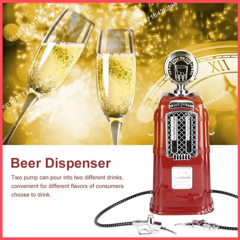 

B52C Gas Station Beer Dispenser Double Tube Wine Pump Alcohol Liquid Beverage Machine