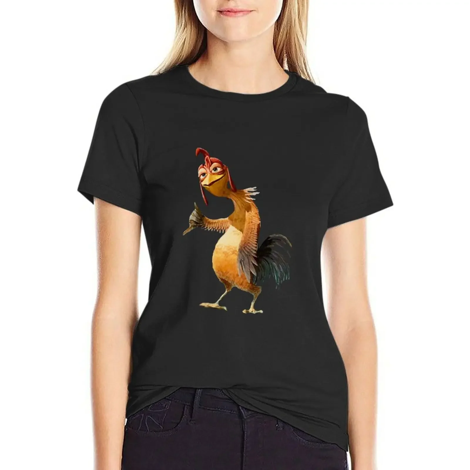 

Chicken Joe funny meme T-shirt plus size tops graphics kawaii clothes t-shirt dress for Women long